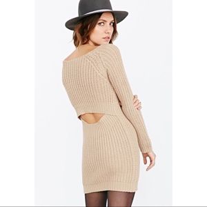 Silence + Noise UO Cutout Sweater Dress